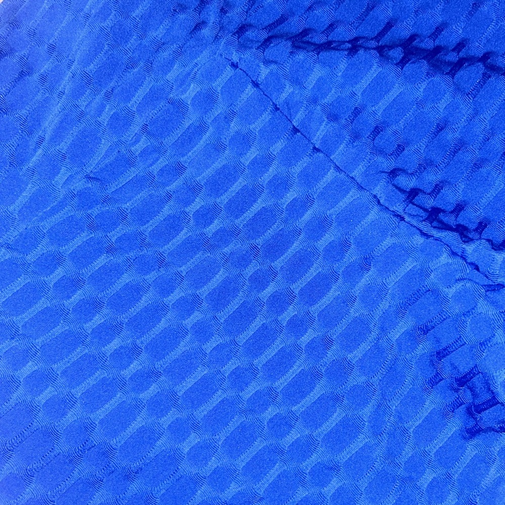 Royal Blue Honeycomb Biker Shorts